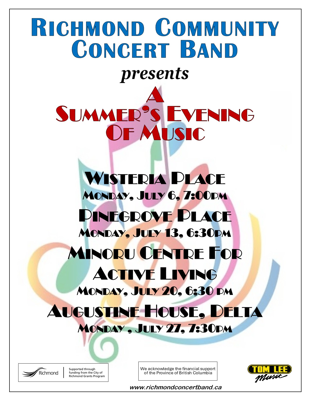 Summer Concerts 2026